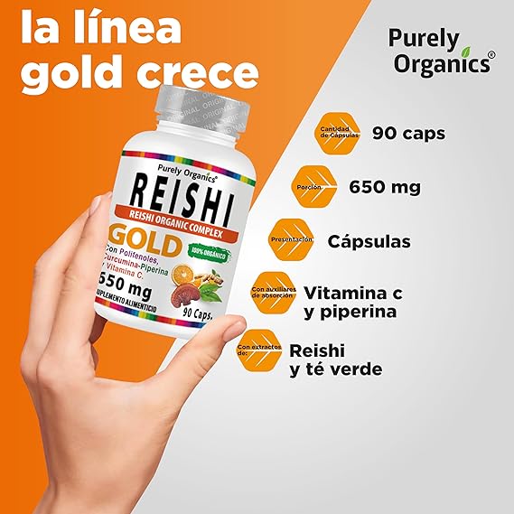 Reishi Gold: El Secreto Ancestral para Fortalecer tu Sistema Inmunológico, Combatir el Estrés y Promover una Vida Plena y Saludable.